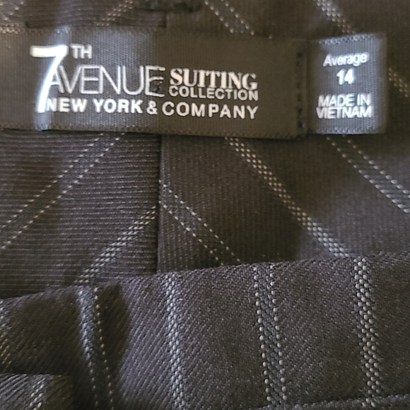 7th Ave suiting collection New York & company size 14 average black dress pants - Picture 9 of 10